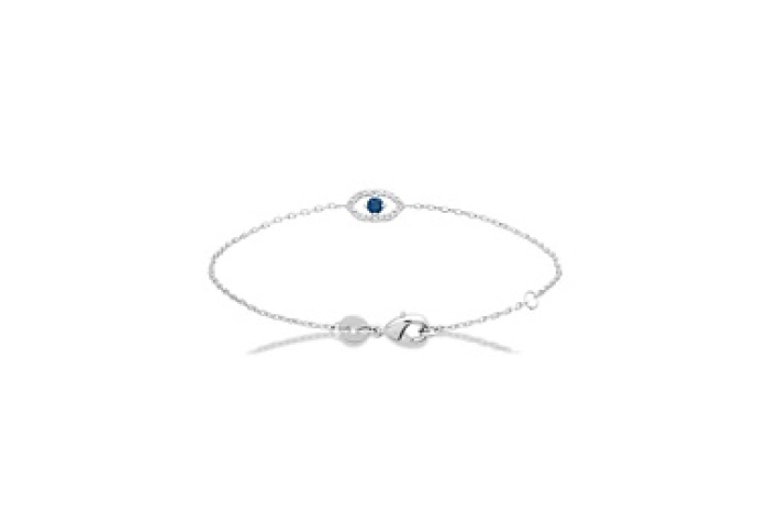 BRACELETRHODIUMSYNTH.STONEPLATEDSILVER CZ925