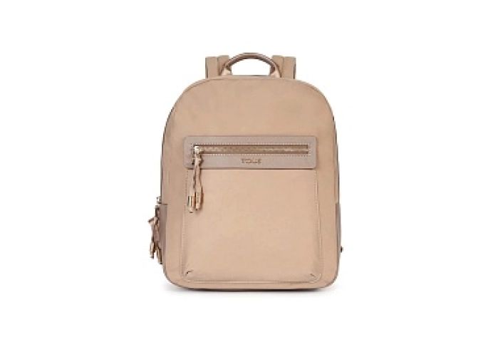 NYLON-PU,BACKPACK,BRUNOCK CHAIN,STONE