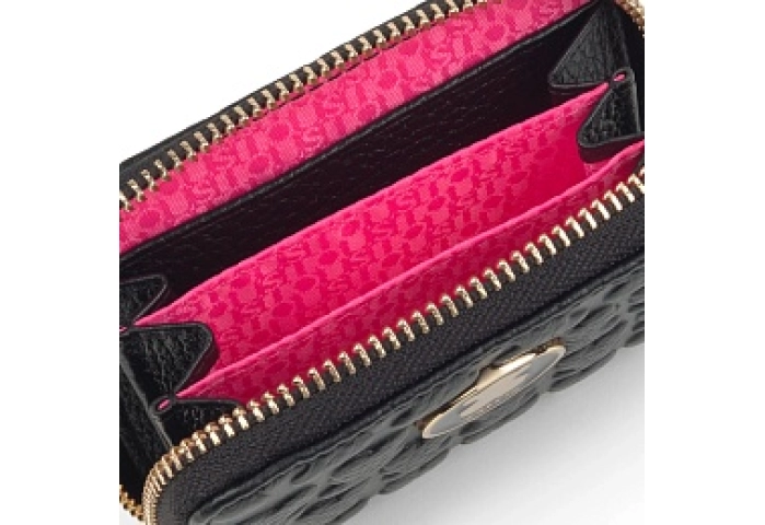 C.LEATHER,PURSE M.,SHERTON,BLACK