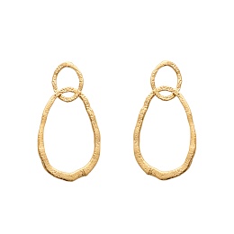 EARRINGS 18 KT GOLD PLATED