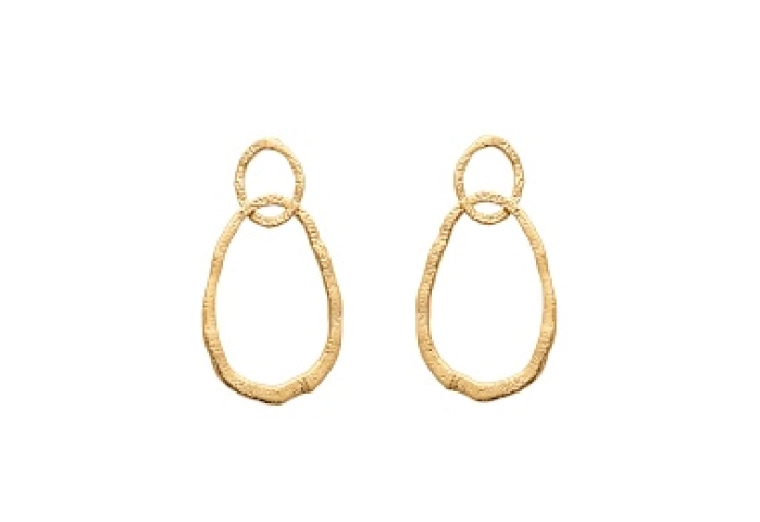EARRINGS 18 KT GOLD PLATED