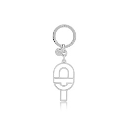 ZNC.LAT,KEYCHAIN SILHOUETTE MANIF SILVER