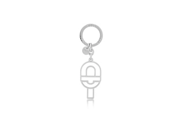 ZNC.LAT,KEYCHAIN SILHOUETTE MANIF SILVER