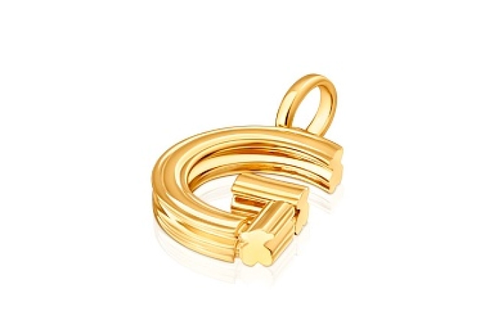SILVER GOLD PLATED PENDANT G