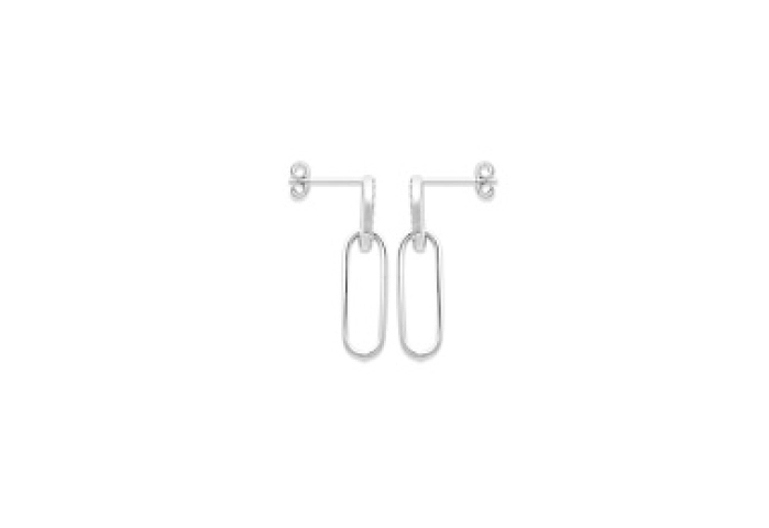 EARRINGSRHODIUM PLATEDSILVER CZ925