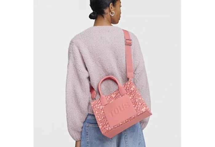 PVC.PU.COT,SHOPPER M. K M EVOL CORAL